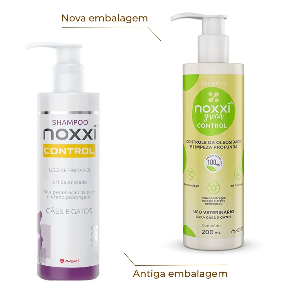 Shampoo Noxxi Control para Cães e Gatos
